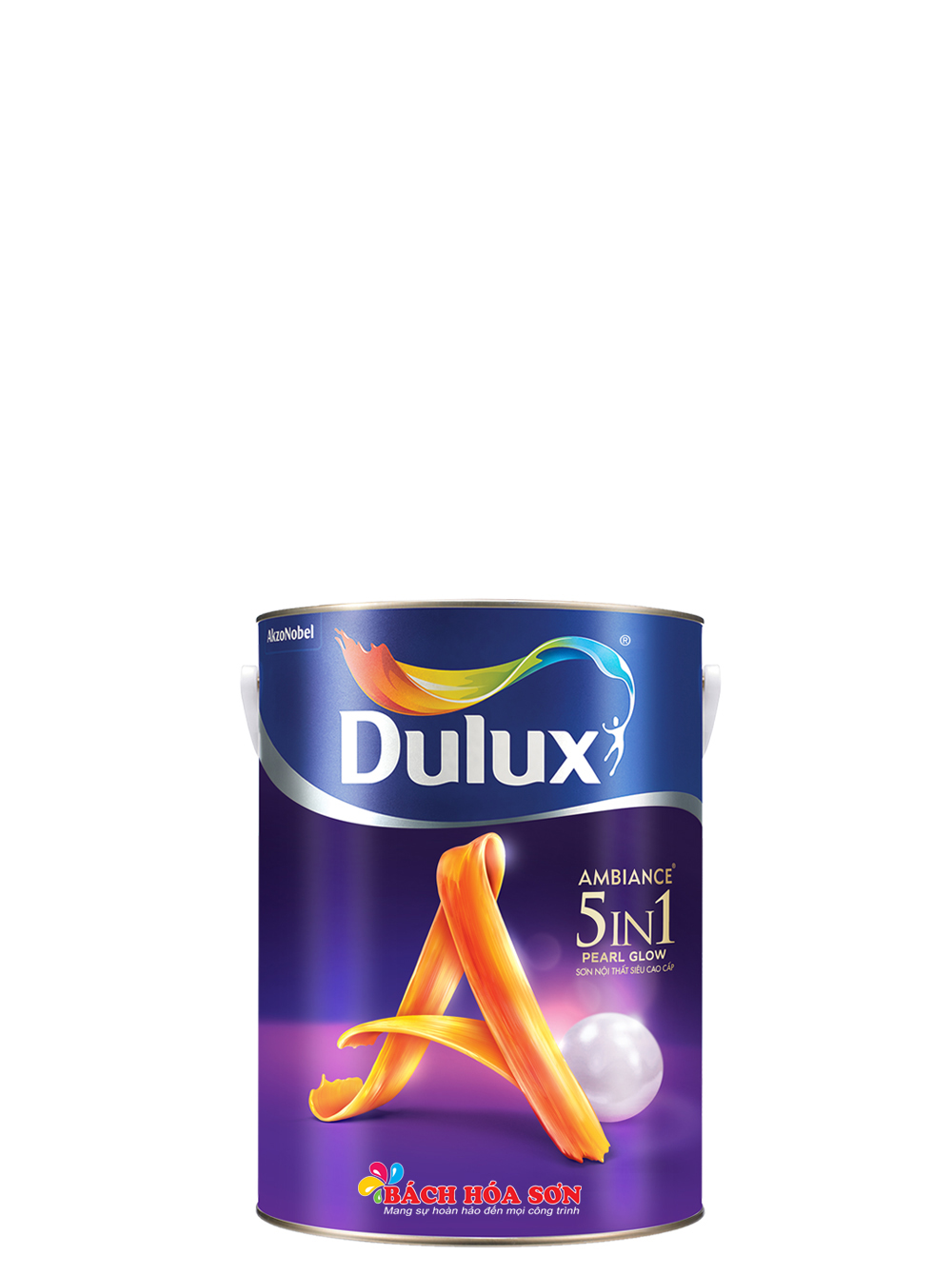 SƠN NỘI THẤT DULUX BÓNG CAO CẤP 5 in 1 PEARL GLOW 1L